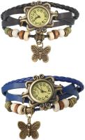 Codice Set Of 2 Watch Butterfly Analog Watch - For Girls