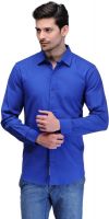 Feed Up Men's Solid Casual Blue Shirt