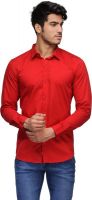 Feed Up Men's Solid Casual Red Shirt