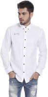 Jack & Jones Men's Printed Casual White Shirt