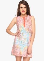 Lemon Chillo Multicoloured Printed Shift Dress