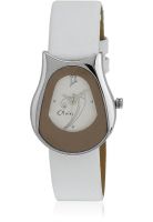 Olvin 1692 Sl01 White/Silver Analog Watch