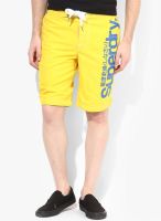 Superdry Yellow Solid Shorts