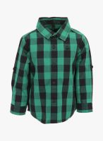 United Colors of Benetton Green Casual Shirt