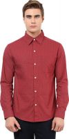 Yellow Submarine Men's Printed Casual Red Shirt