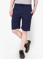 Aventura Outfitters Solid Navy Blue Shorts