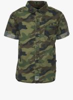 Bells And Whistles Green Casual Shirt