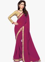 Sourbh Sarees Maroon Embroidered Saree