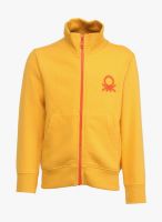 United Colors of Benetton Yellow Sweatshirt