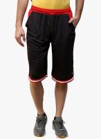 Fitz Black Solid Shorts