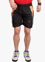 Fitz Black Solid Shorts