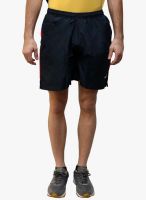 Fitz Navy Blue Solid Shorts