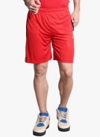 Fitz Red Solid Shorts