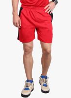 Fitz Red Solid Shorts