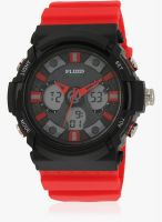Fluid Dmf-008-Rd01 Red/Black Analog & Digital Watch