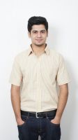 Frissk Men's Checkered Formal Multicolor Shirt