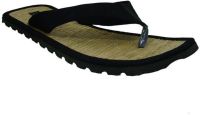 Just Flats Mens Black Osho / Jute Flip Flops