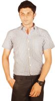 Kriss Men's Checkered Casual Blue Shirt
