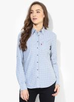 Levi's Blue Printed Shirt