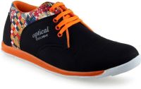 Menzo Sneakers(Black, Red, Multicolor)