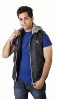 NOMKLER Sleeveless Solid Men's Jacket