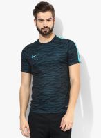 Nike As Flash Ss Dcpt Navy Blue Football Round Neck T-Shirt