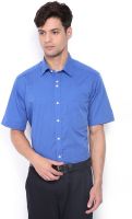 Nord51 Men's Solid Formal Blue Shirt