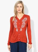 Rattrap Red Embroidered Shirt