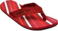 Tangerine Toes Stipes MM Flip Flops