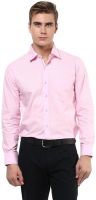 The Vanca Men's Solid Formal Pink Shirt