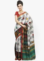 Triveni Sarees Beige Printed Sarees