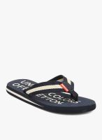 United Colors of Benetton Navy Blue Flip Flops