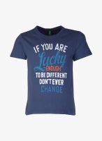 United Colors of Benetton Navy Blue T-Shirt