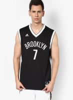 Adidas Joe Johnson Nets NBA Replica Black Sports Jersey