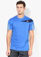 Adidas Response Blue Tennis Round Neck T-Shirt