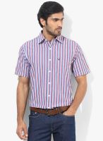 Allen Solly Blue Slim Fit Casual Shirt