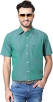 Allen Solly Men's Solid Casual Green Shirt