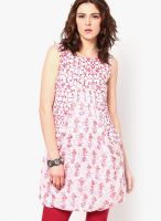 Alma Pink Printed Kurtis