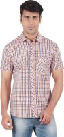 Anytime Men's Checkered Casual Multicolor Shirt