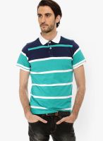 Basics Multicoloured Striped Polo T-Shirts