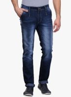 Canary London Blue Mid Rise Narrow Fit Jeans