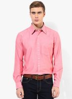 ColorPlus Pink Regular Fit Casual Shirt