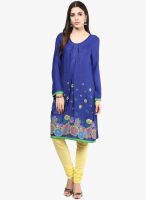 Divina Blue Printed Kurtis