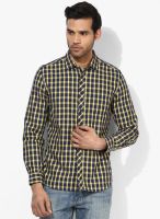 Fame Forever By Lifestyle Navy Blue Slim Fit Casual Shirt
