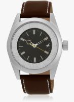 Fastrack 3126Sl02 Brown/Silver Analog Watch