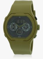 Fastrack 38008Pp02 Green/Black Digital Watch