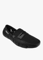 Globalite Groove Saddle Black Loafers