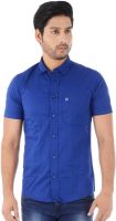 Integriti Men's Solid Casual Blue Shirt