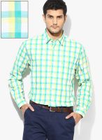 Izod Lemon Check Slim Fit Casual Shirt