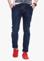 Jogur Blue Mid Rise Regular Fit Jeans